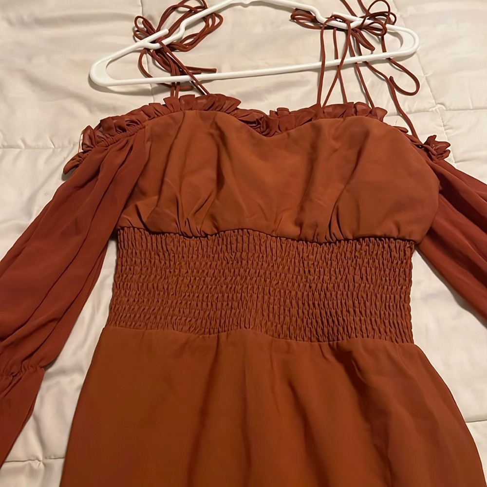 Beautiful tan dress brand new